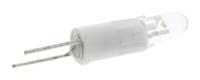 210-715 RS PRO White LED Indicator Lamp, 24V ac/dc, Bi-Pin Base, 4.25mm Diameter, 850mcd