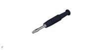 938420100 Hirschmann Test & Measurement Black Male Banana Connector, 6A, 30 V ac, 60V dc