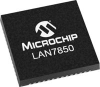 lan7850-i8jx Microchip LAN7850-I/8JX, Ethernet Controller, 1000Mbps SPI, USB 2.0, 56-Pin VQFN