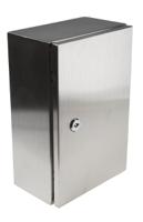 842-8403 RS PRO 304 Stainless Steel Wall Box, IP66, 500 mm x 400 mm x 250mm