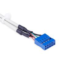 usbplate4 StarTech.com USB 2.0, Female 5 Pin IDC to Female USB A, 480Mbps