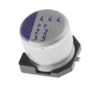 35svpf22m Panasonic 22μF Surface Mount Polymer Capacitor, 35V dc
