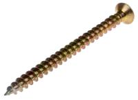 263-1959 RS PRO Pozidriv Countersunk Steel Wood Screw, Yellow Passivated, Zinc Plated, 5mm Thread, 70mm Length