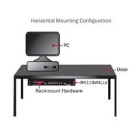 rk419wallv StarTech.com Black 4U Steel Server Rack , with 2-Post Bracket Frame