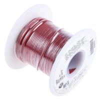 3050-rd005 Alpha Wire Hook-up Wire PVC Series Red 0.23 mm² Harsh Environment Wire, 24 AWG, 7/0.20 mm, 30m, PVC Insulation, 3050