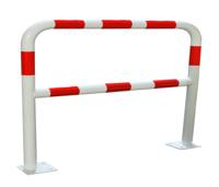 284-5162 RS PRO Red/White Steel Protection Barrier