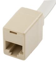 186-3161 RS PRO Single-Port RJ45 Female, RJ45 Male Extender, Cat3