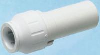 pem062215w John Guest Plastic Pipe Fitting, Straight Push Fit Reducer, 22mm
