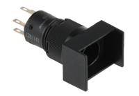 a3cj-7011 Omron A3C Series Illuminated Push Button Switch, Momentary, Panel Mount, 12mm Cutout, SPST, 250V ac, IP40