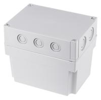 pcm-150150-g-enclosure Fibox Grey Polycarbonate Enclosure, IP66, IP67, Grey Lid, 180 x 130 x 150mm