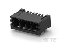 2336490-4 TE Connectivity D-2970 Dynamic Series Pluggable Terminal Block, 4-Contact, 5 mm Pitch, 1-Row