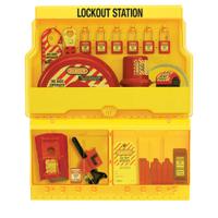 s1900ve410 Master Lock 6 Padlock Lockout Station