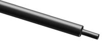 137-444 RS PRO Heat Shrink Tubing, Black 2.4mm Sleeve Dia. x 100cm Length 2:1 Ratio