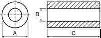 2643000701 3.5 x 1.3 x 12.7mm Fair-Rite Ferrite Core