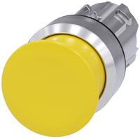 3su1050-1ad30-0aa0 Siemens SIRIUS ACT 3SU10 Series Yellow Momentary Push Button Head, 22mm Cutout, IP66, IP67, IP69K