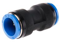 qs-16 Festo QS Series Straight Tube-to-Tube Adaptor, Push In 16 mm to Push In 16 mm, Tube-to-Tube Connection Style, 153036