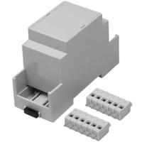 194-7581 RS PRO Extended Walls/Sides Enclosure Type, 36 x 90 x 58mm, Polycarbonate DIN Rail Enclosure Kit