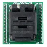 ada-qfn24 Seeit 0.5mm Pitch IC Socket Adapter, 24 Pin Female QFN to 24 Pin Male DIP