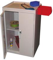 183-9089 RS PRO 2 Door Steel Floor Standing Storage Cabinet, 930 x 600 x 500mm