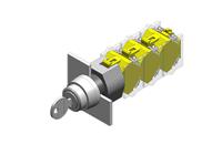 7041220 EAO 2-position Key Switch Head