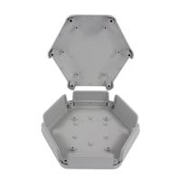 cbhex1-60-gy CAMDENBOSS Enclosure for Raspberry Pi, Grey