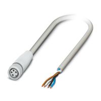 1406846 Phoenix Contact 4 way M8 to Female 4 way Unterminated Sensor Actuator Cable, 1.5 m