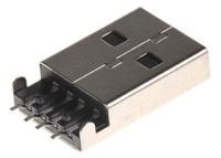 48037-2200 Molex Right Angle, SMT, Plug- Single Port Type A USB Connector