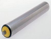 17xqnaakac-600 Interroll Stainless Steel Round Conveyor Roller Spring Loaded 50mm Dia. x 600mm L, 560N Load Capacity Stainless Steel,