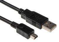usb2habm1m StarTech.com USB 2.0, Male USB A to Male Mini USB B, 480Mbps, 1m