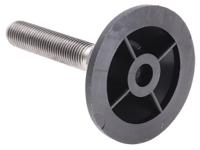 a095005 Nu-Tech Engineering M16 PA Reinforced Nylon Adjustable Foot, 1500kg Static Load Capacity 10° Tilt Angle