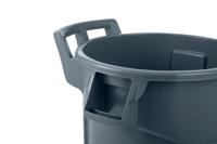 2131929 Rubbermaid Commercial Products Brute Wheeled 44gal Grey Polypropylene Waste Bin