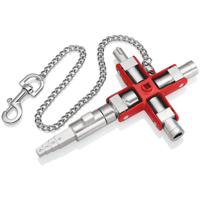 00-11-06-v01 Knipex Diecast Zinc 9-way Universal Key, 5 → 11 mm Capacity