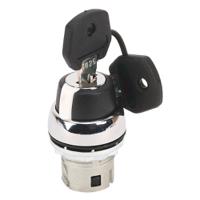 800fm-km21 Allen Bradley 800F 2-position Key Switch Head, Latching, 22mm Cutout