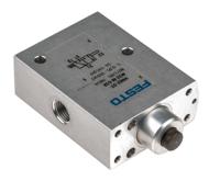 vmef-st-m32-m-g18 Festo Plunger 3/2 Pneumatic Manual Control Valve VMEF Series, G 1/8, 1/8in, 8031295