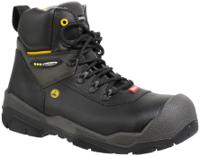 1828-46 Jalas 1828 Black, Yellow ESD Safe Aluminium Toe Capped Unisex Ankle Safety Boots, UK 11, EU 46