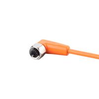 evt014 ifm electronic Right Angle Female 1 way M12 to Unterminated Sensor Actuator Cable, 10m