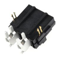 42820-2223 Molex Mini-Fit Sr Series Right Angle Through Hole PCB Header, 2 Contact(s), 10 mm Pitch, 1 Row, Shrouded