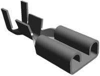 42452-2 TE Connectivity FASTON .187 Uninsulated Female Spade Connector, Receptacle, 4.75 x 0.51mm Tab Size, 0.5mm² to 1.3mm²