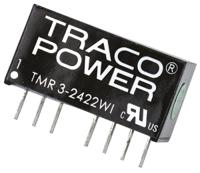 tmr-3-2422wi TRACOPOWER TMR 3WI DC-DC Converter, ±12V dc/ ±125mA Output, 9 → 36 V dc Input, 3W, Through Hole, +85°C Max Temp