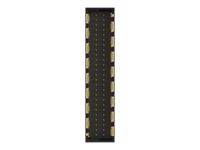 224559-e ERNI 224559 Series Vertical Surface PCB Header, 50 Contact(s), 1 mm Pitch, 2 Row, Shrouded