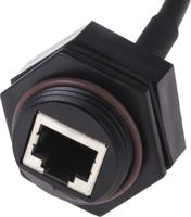 1300550013 Molex ENSP3F5 Series Female, Male RJ45 Connector, Panel Mount, F/UTP Shield Straight 8 -Way