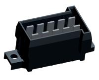 963357-4 TE Connectivity, Timer Automotive Connector Plug Black Through Hole 10 Way, Solder Termination