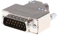 d45zk15-db15p-k MH Connectors D45ZK 15 Way D-sub Connector