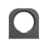 bfh-36-0 One Piece Conduit Support System, Conduit Fitting, 36mm Nominal Size, Polyamide 6, Black