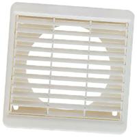 436571 Vent-Axia White Plastic Vent Grille, Parallel Slat, 140 x 140mm