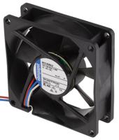 8412n2glle-451 ebm-papst 8400 N Series Axial Fan, 12 V dc, DC Operation, 20m³/h, 350mW, 80 x 80 x 25mm