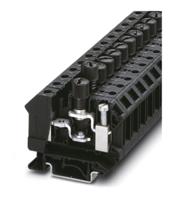 3073953 Phoenix Contact  UK 10-DREHSI-EX (5X20) Series Black, 0.5 → 16mm², Single-Level, Screw Termination, Fused