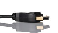 740-6688 RS PRO Male DisplayPort to Male DisplayPort, PVC  Cable, 2m
