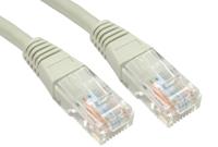 240-6342 RS PRO, 2m Cat5e, Grey RJ45 to Male RJ45 Male, U/UTP Unshielded, Terminated PVC Sheath