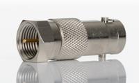 246-9492 RS PRO Straight 75Ω Coaxial Adapter Type F Plug to BNC Socket 1GHz